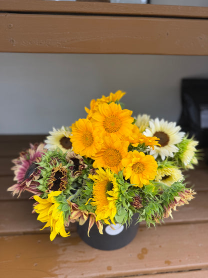 Bulk Bloom Bucket — Fresh Seasonal Flowers (Farm Pickup)