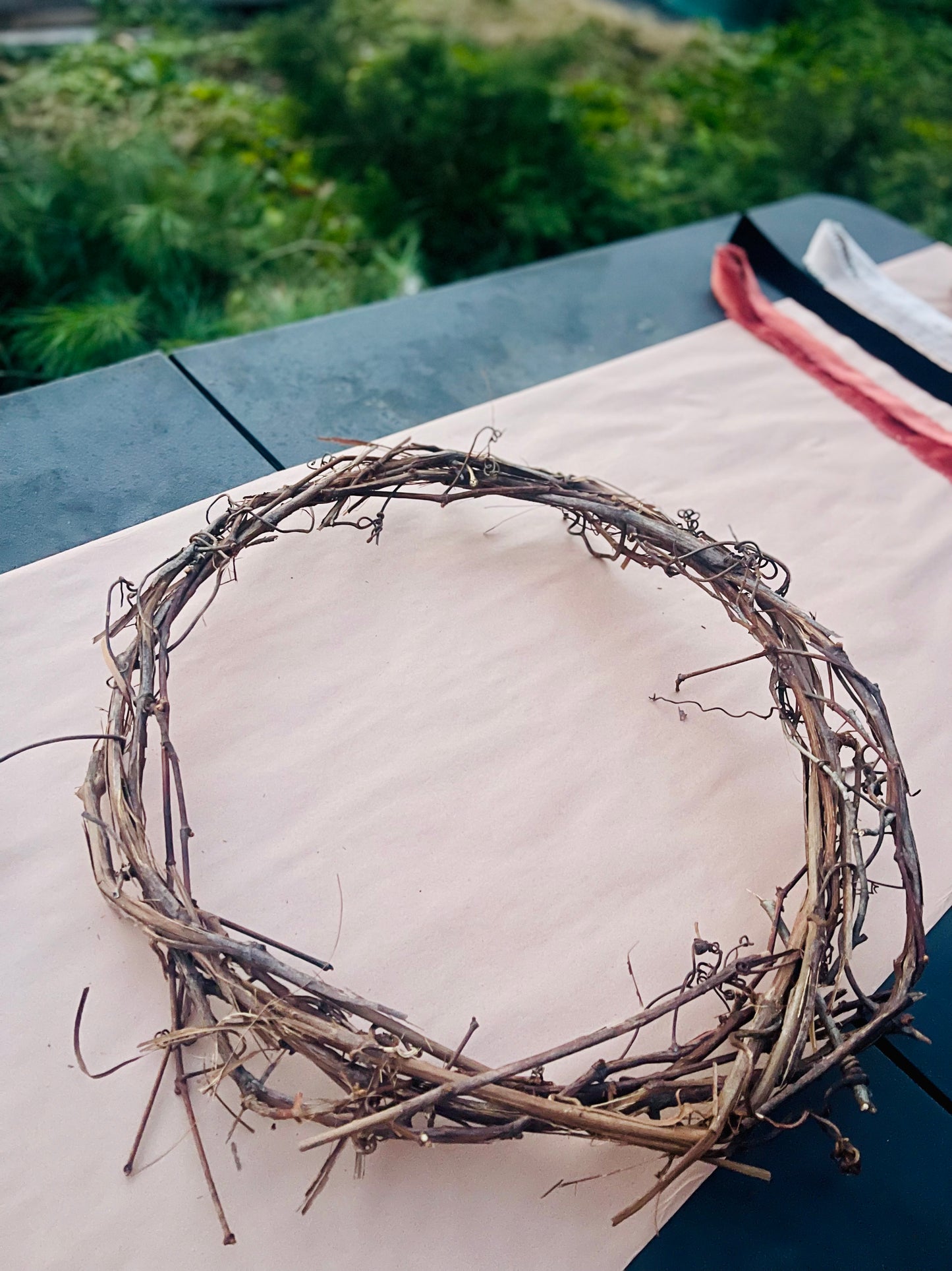 Hand-Gathered Evergreen Wreath (PRE-ORDER)