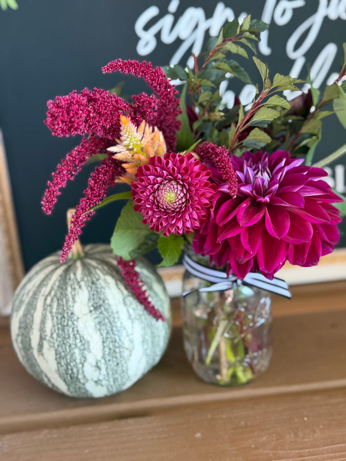 DIY Pumpkin Jar Centerpiece Kit