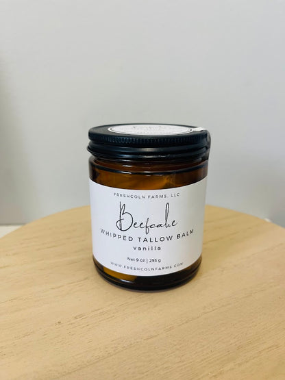 Beefcake Whipped Tallow Balm — Vanilla (2 oz & 9 oz Sizes)