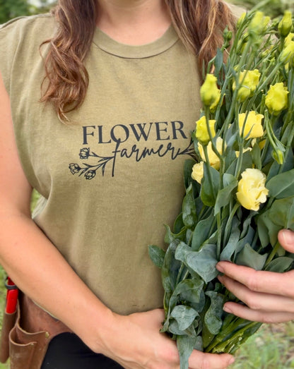 Flower Farmer Crop Tank | Bits & Blooms Flower Farm