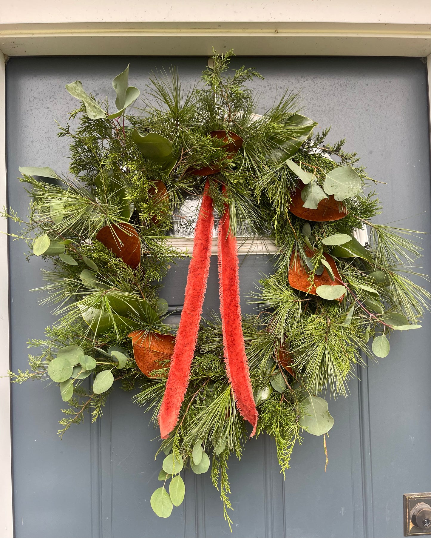 Hand-Gathered Evergreen Wreath (PRE-ORDER)