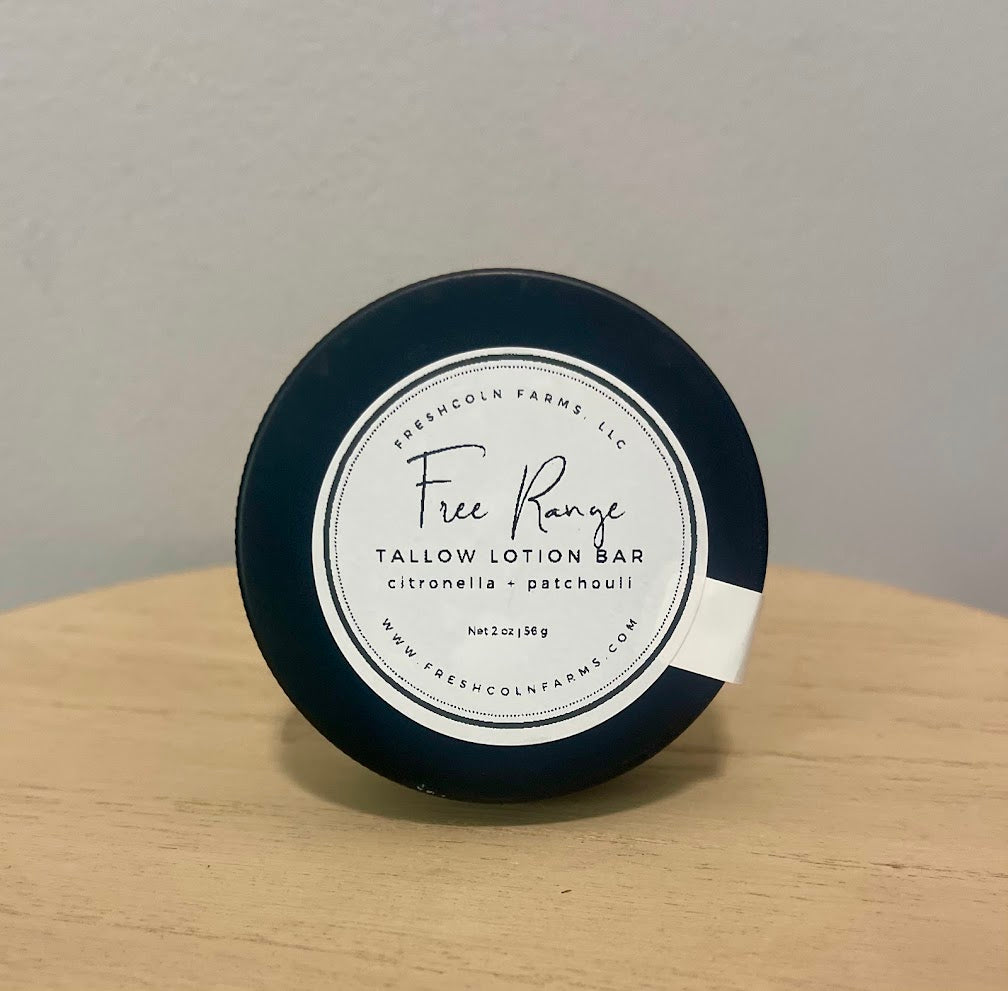 Whipped Tallow Lotion Bars – Beefcake, Rested & Free Range (2 oz Tins)