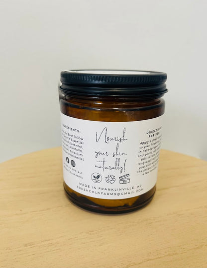 Beefcake Whipped Tallow Balm — Vanilla (2 oz & 9 oz Sizes)