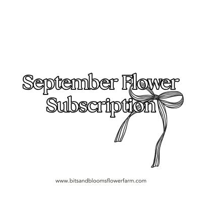 September Flower Subscription (4 Weeks)