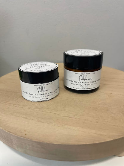 Stillflower Restorative Facial Balm — Blue Tansy + Frankincense (1 oz & 2 oz)