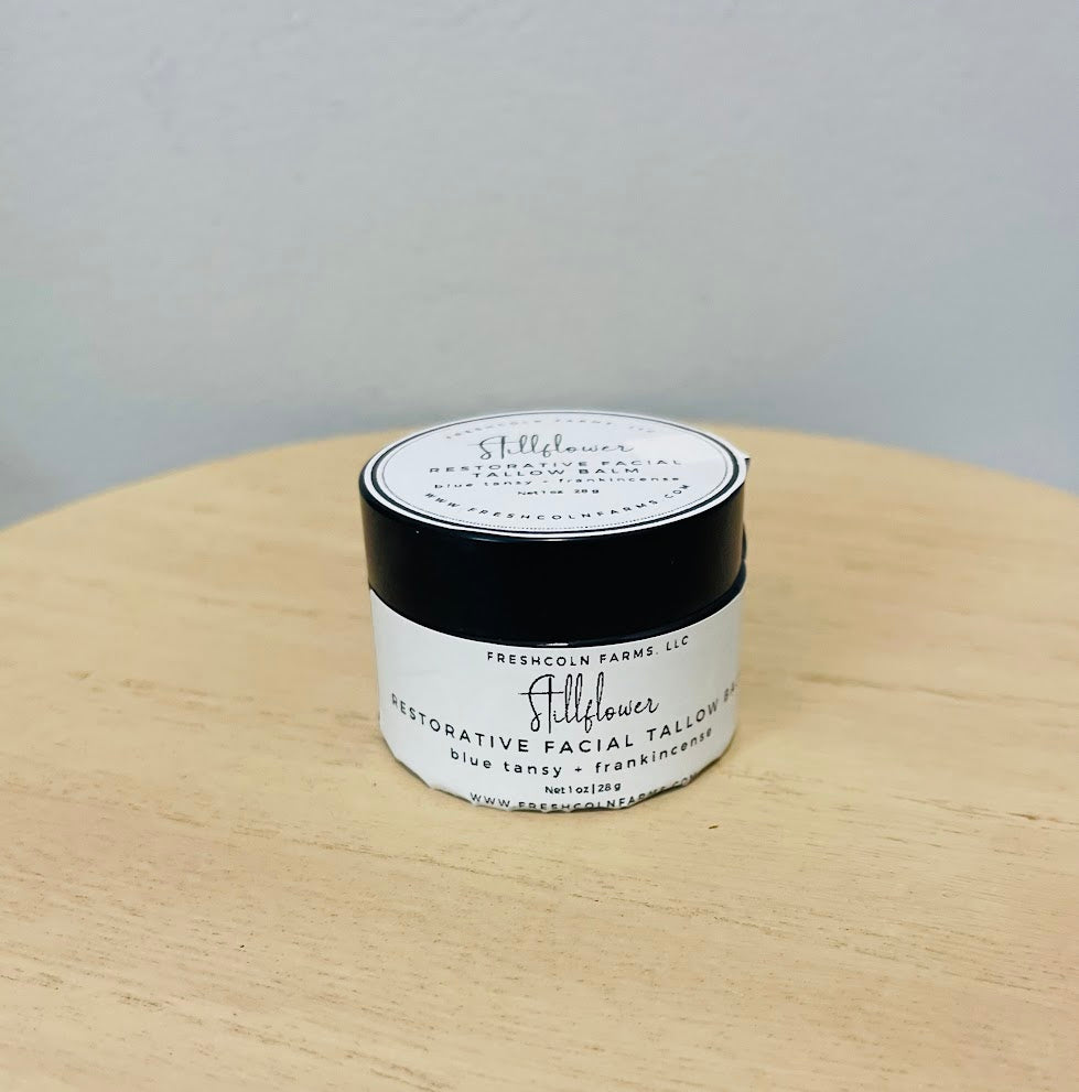Stillflower Restorative Facial Balm — Blue Tansy + Frankincense (1 oz & 2 oz)