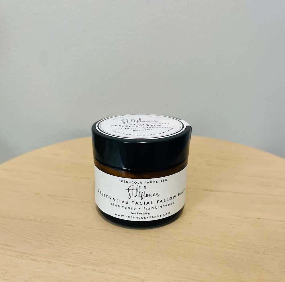 Stillflower Restorative Facial Balm — Blue Tansy + Frankincense (1 oz & 2 oz)