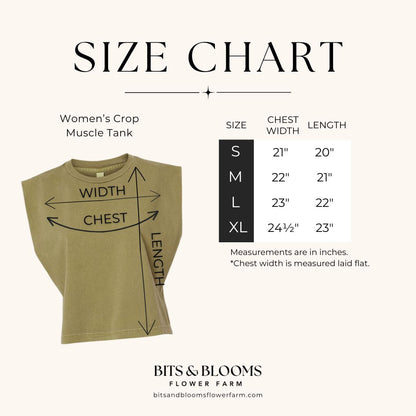Flower Farmer Crop Tank | Bits & Blooms Flower Farm